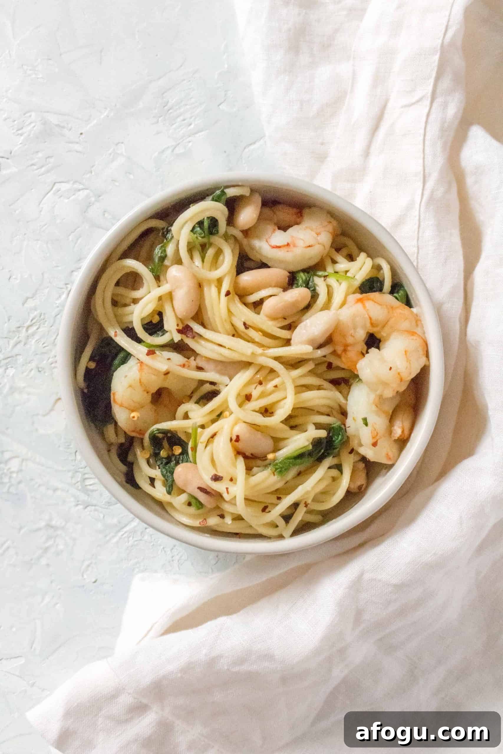 This simple one pot Lemon Shrimp Pasta is a family-favourite that only takes 20 minutes from start to finish!