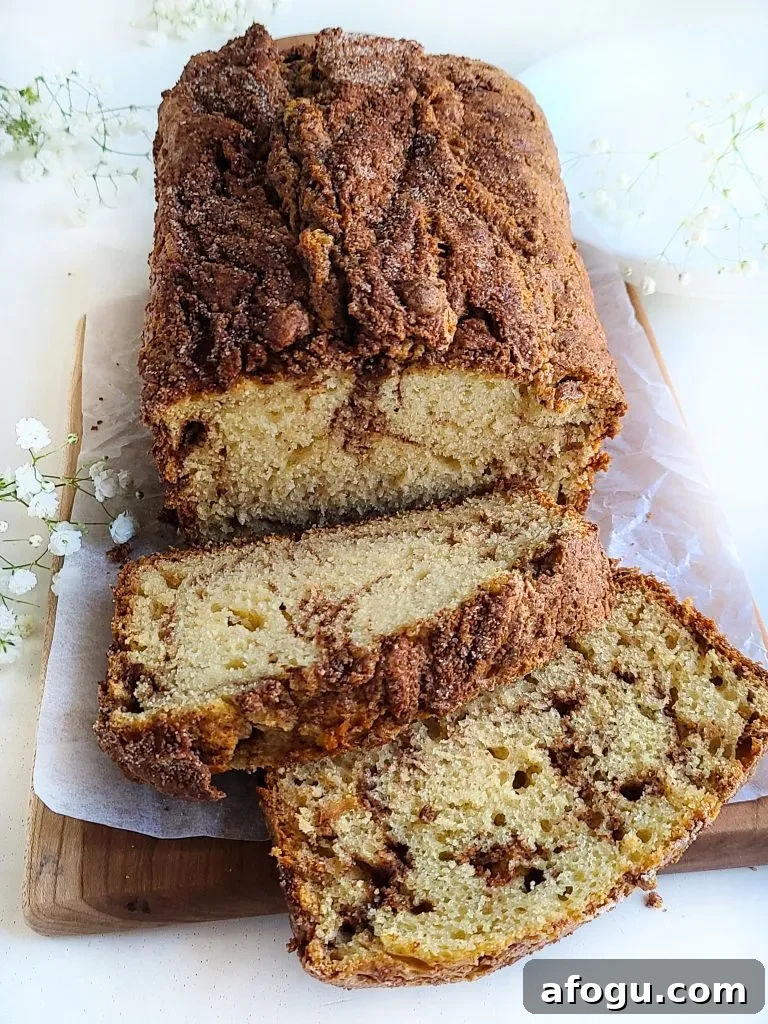 cinnamon swirl buttermilk loaf