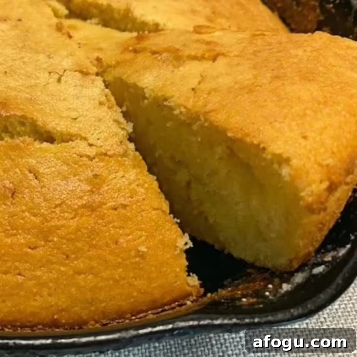 wedge of cornbread
