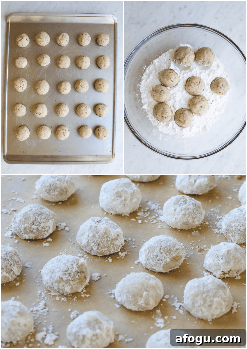 how to make snowball cookies