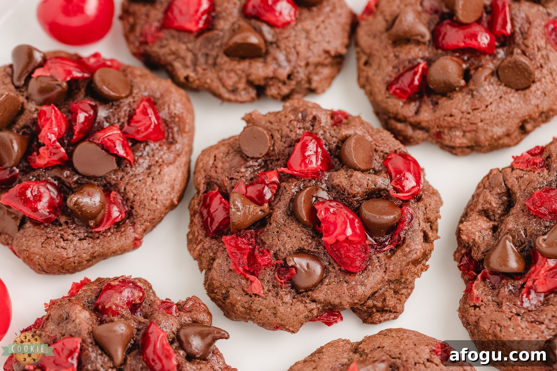 cherry chocolate cookies
