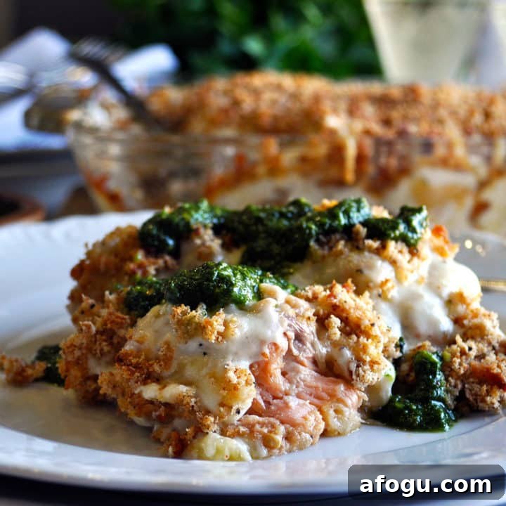 Four Cheese Stuffed Shells with Chili Smoked Salmon - hero image