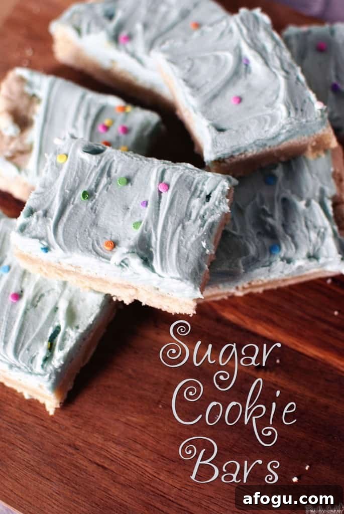 Pastel sugar cookie bars