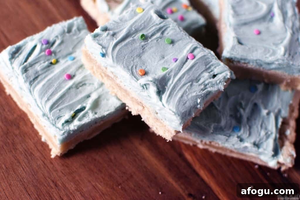 Frosted sugar cookie bars