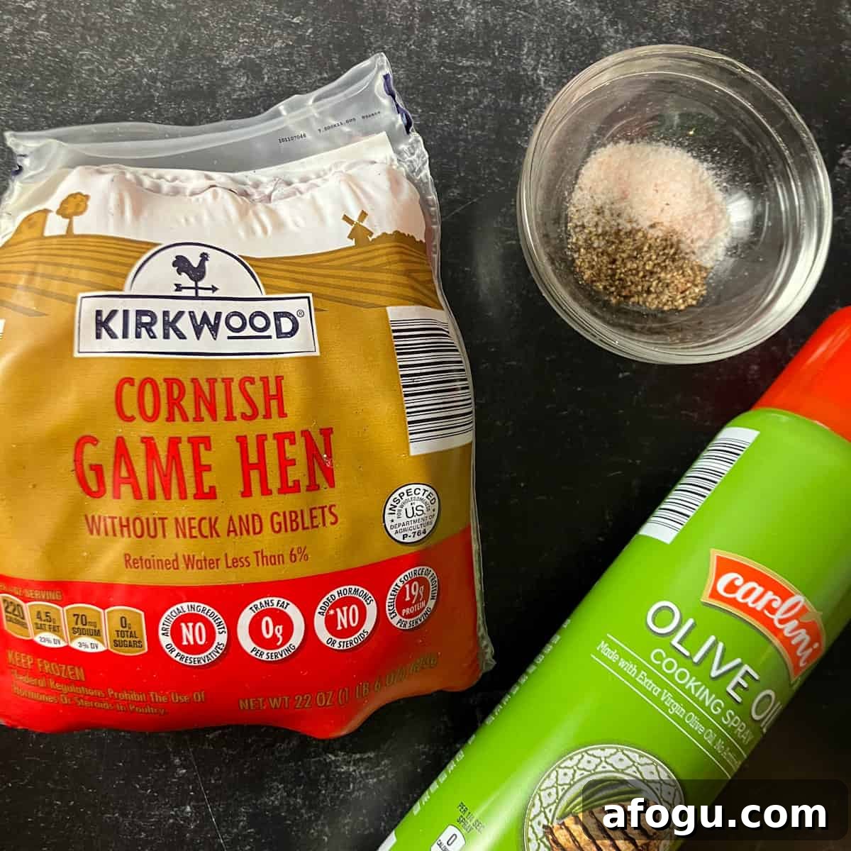 air fryer cornish hen ingredients